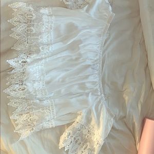 Off the shoulder shirt